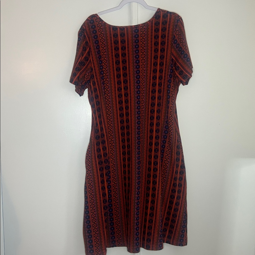 Vermont Country Store Boho Western Print Dress - Cotton - Picture 6 of 6